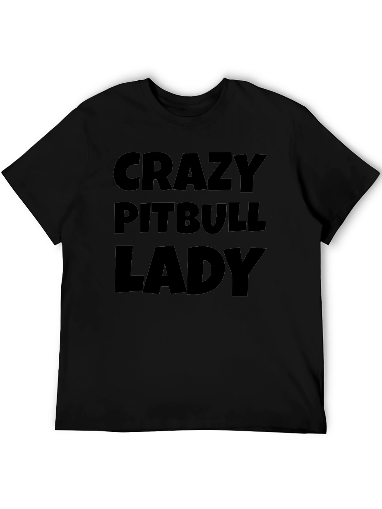 Crazy Pitbull Lady T-Shirt