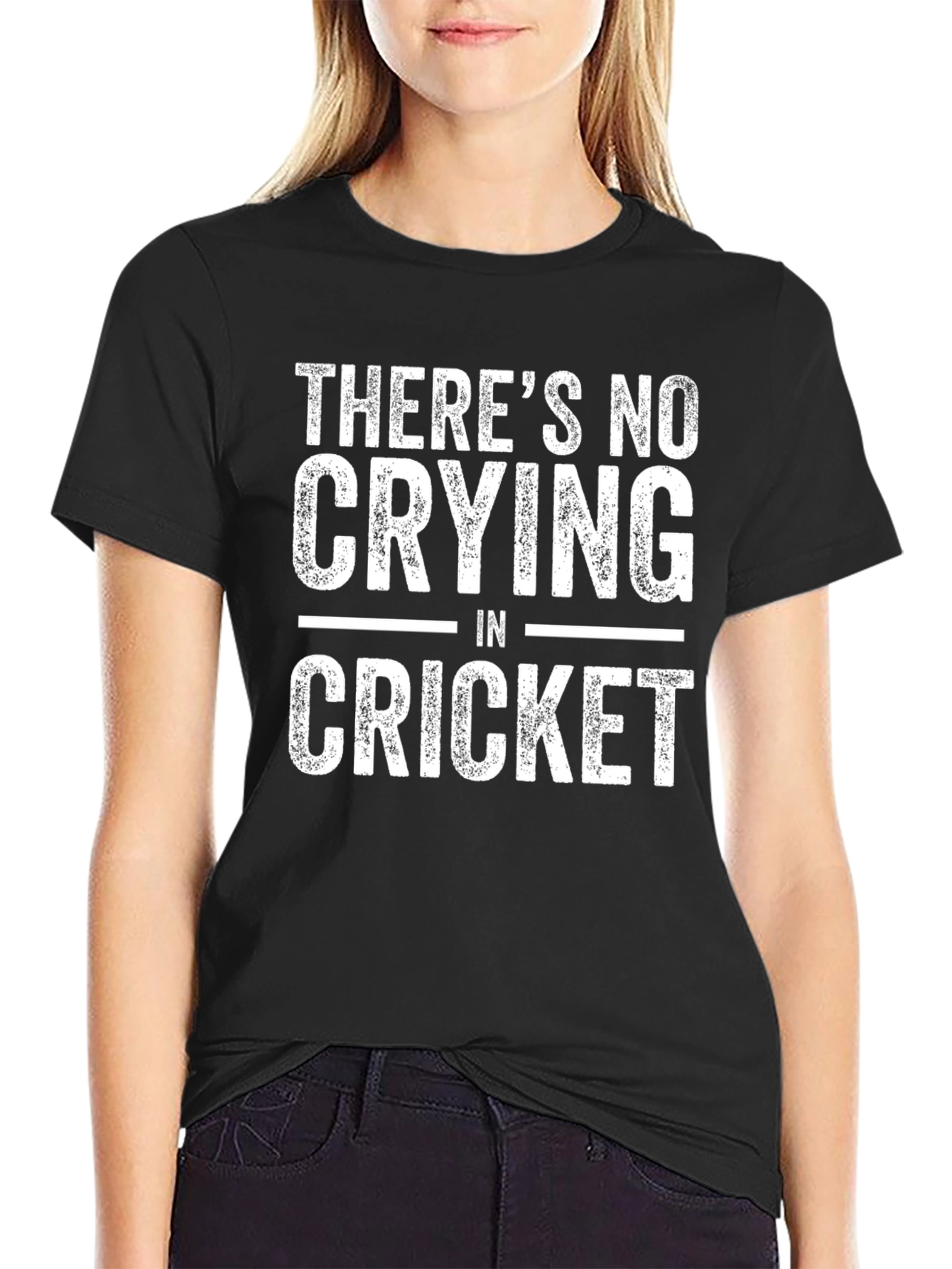 Theres No Crying in Cricket T-Shirt