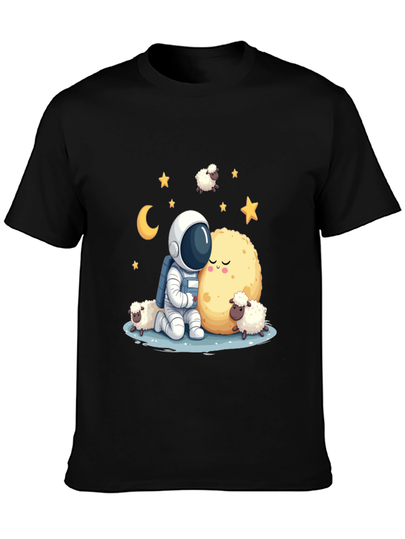 Astronaut Sheep Moon Graphic Tee