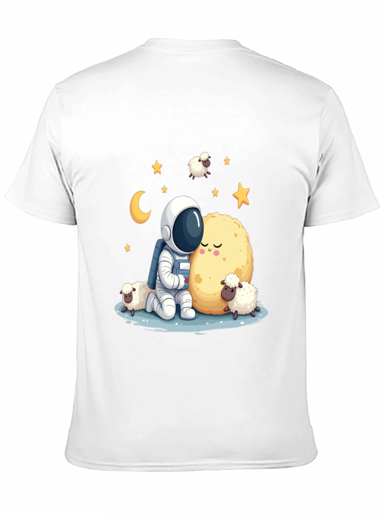 Astronaut Sheep Moon Graphic Tee