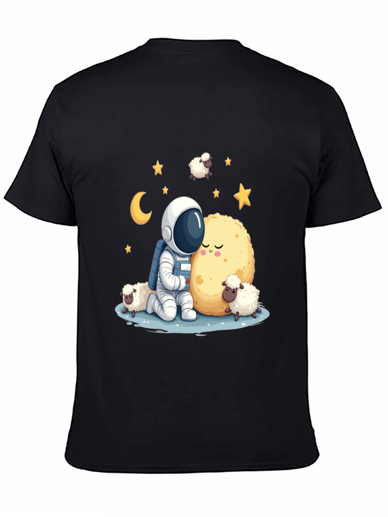 Astronaut Sheep Moon Graphic Tee