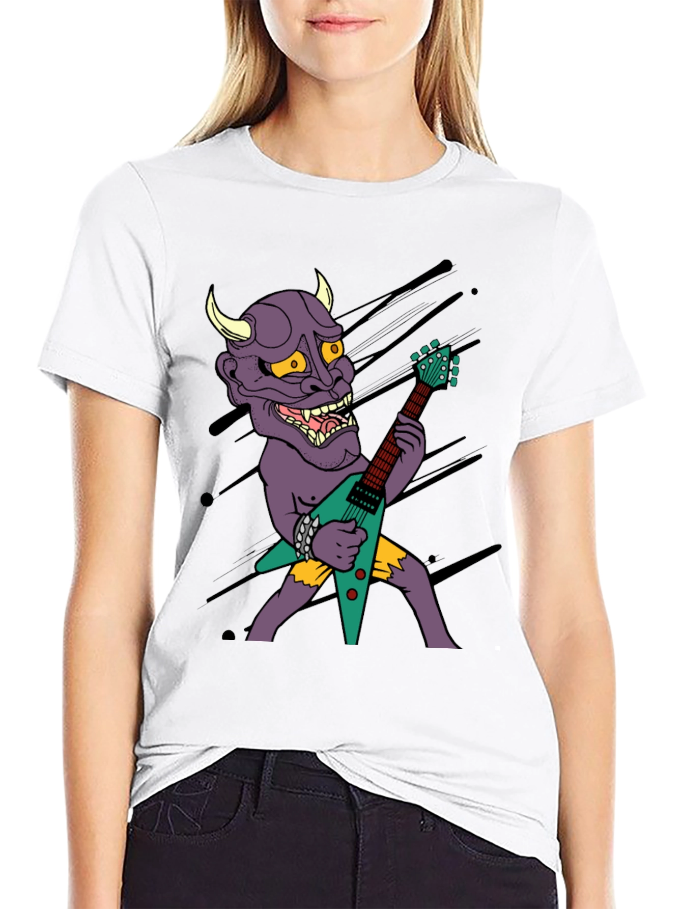Demon Guitarist Graphic Tee