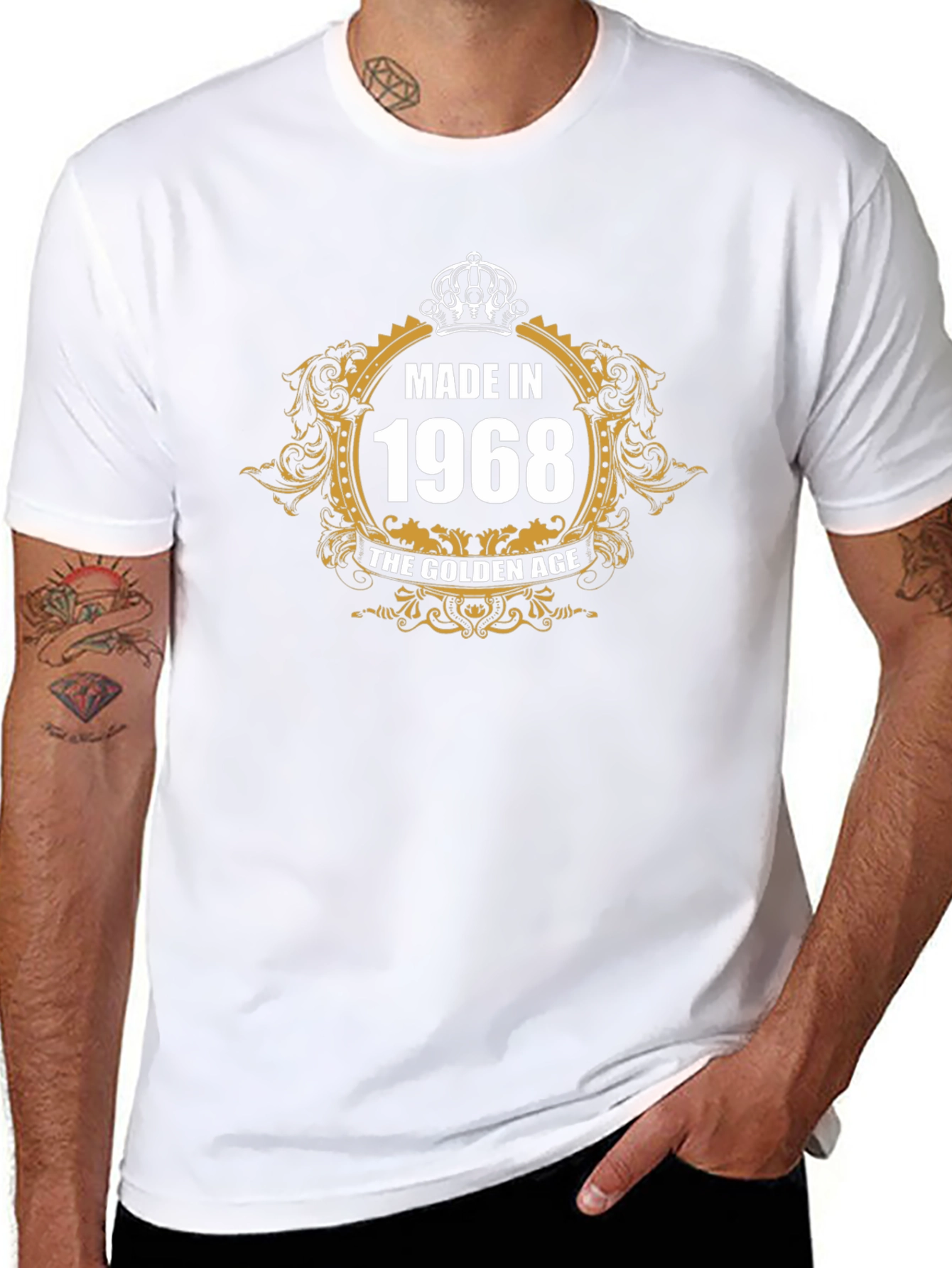 Made in 1968 T-Shirt - Golden Age Black Tee