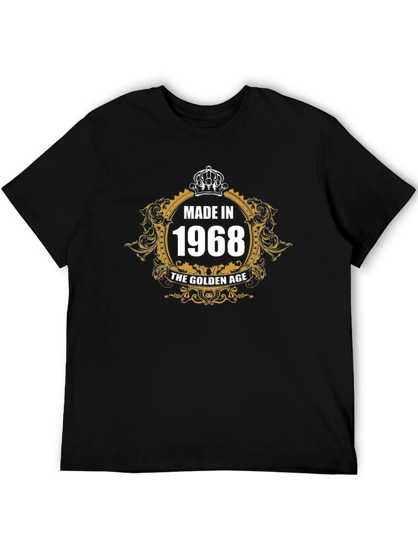 Made in 1968 T-Shirt - Golden Age Black Tee