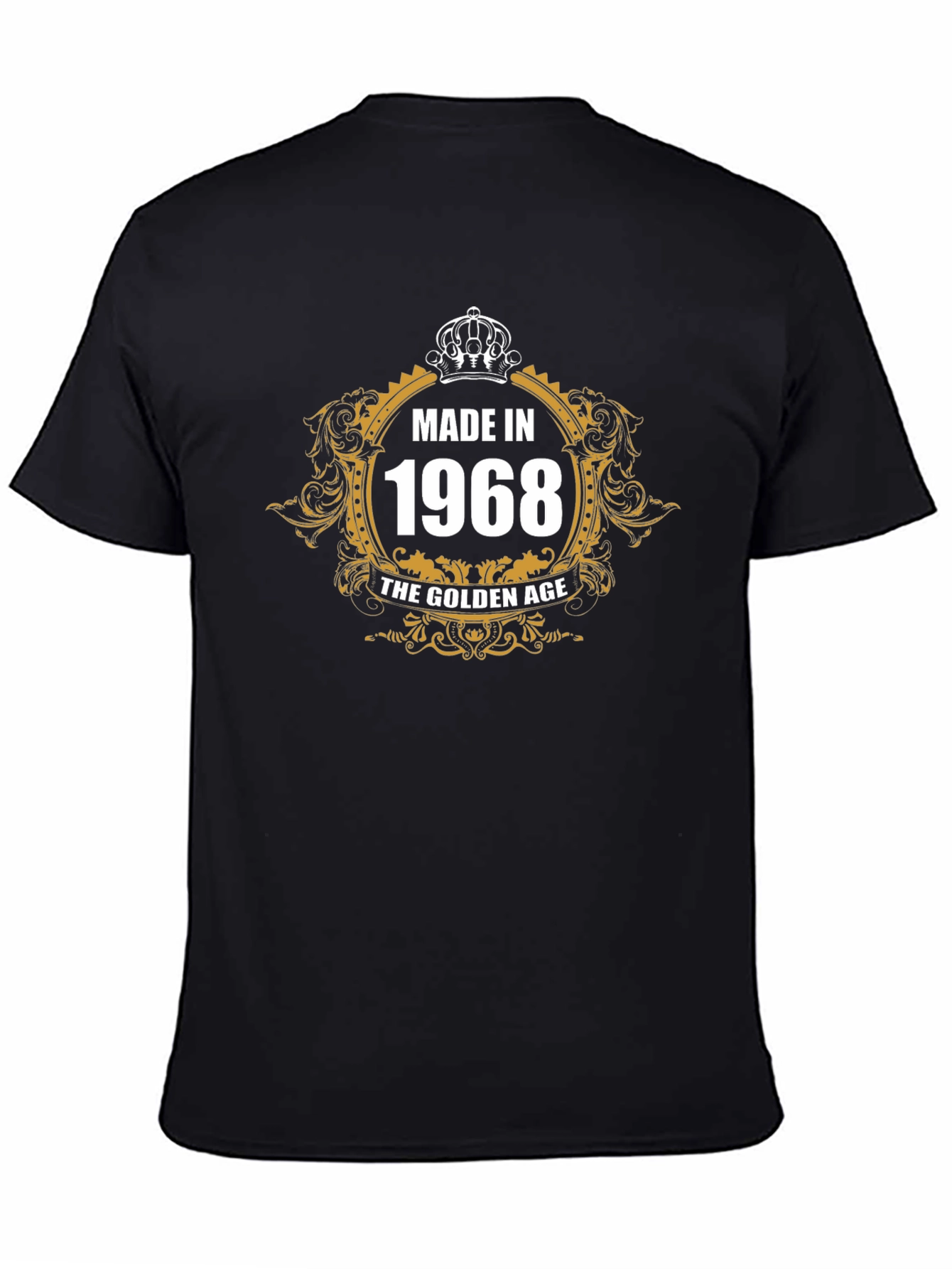 Made in 1968 T-Shirt - Golden Age Black Tee
