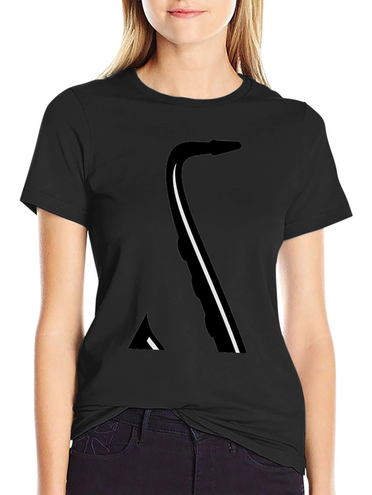 Saxophone Graphic Black T-Shirt