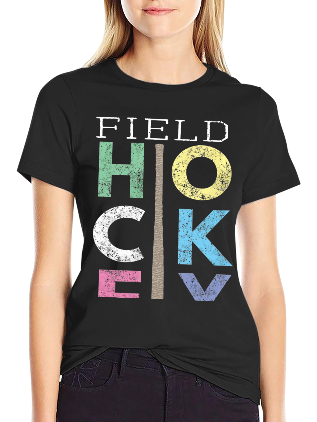 Field Hockey Graphic T-Shirt