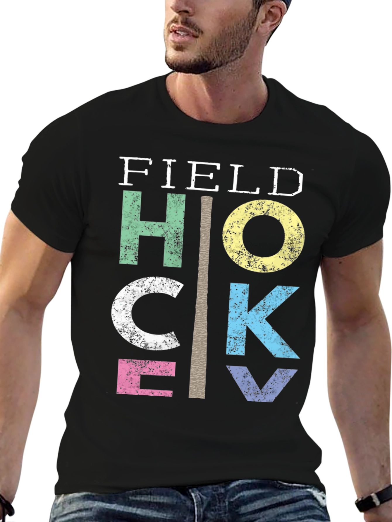 Field Hockey Graphic T-Shirt
