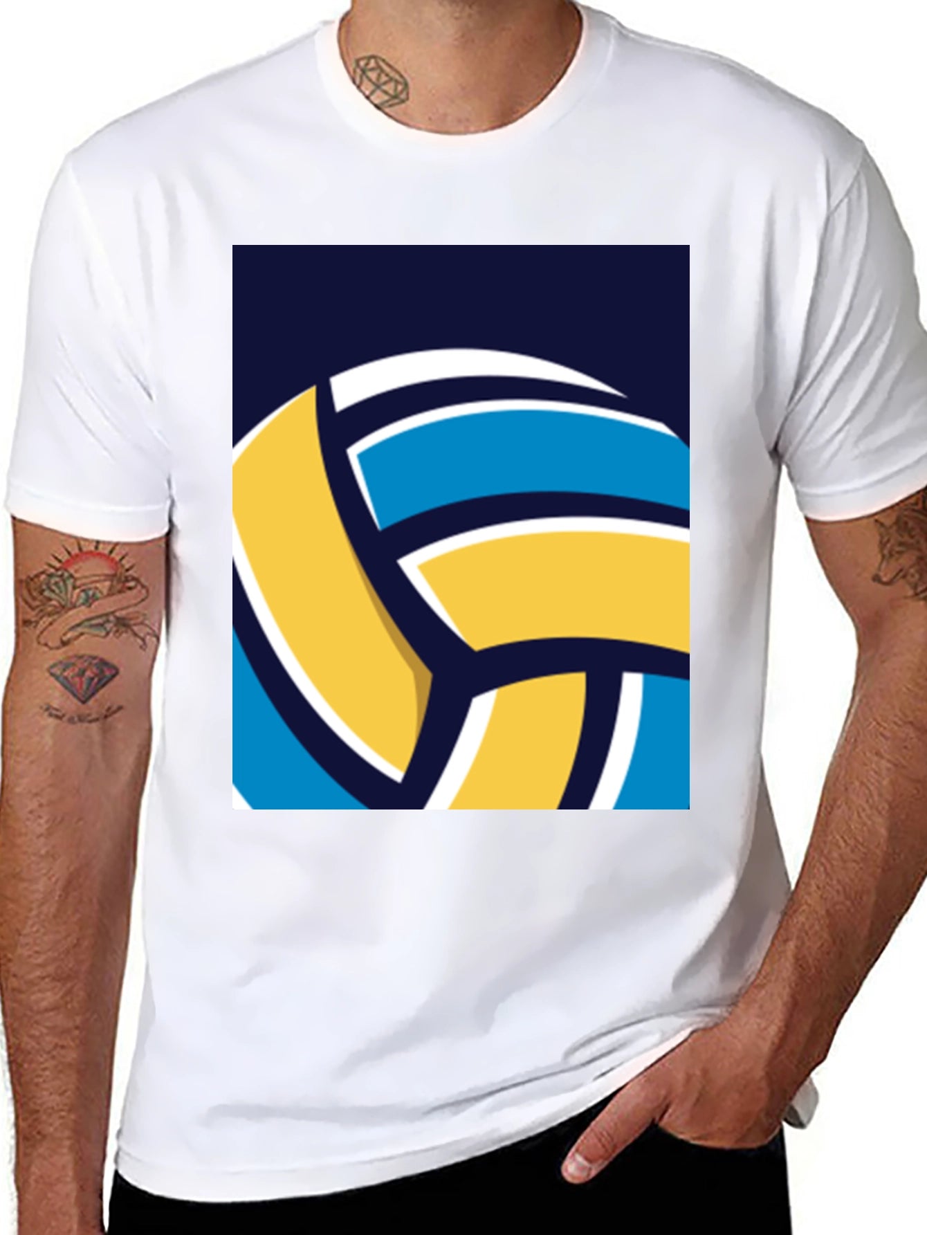 Volleyball Graphic Tee - Stylish Sports Fan Apparel