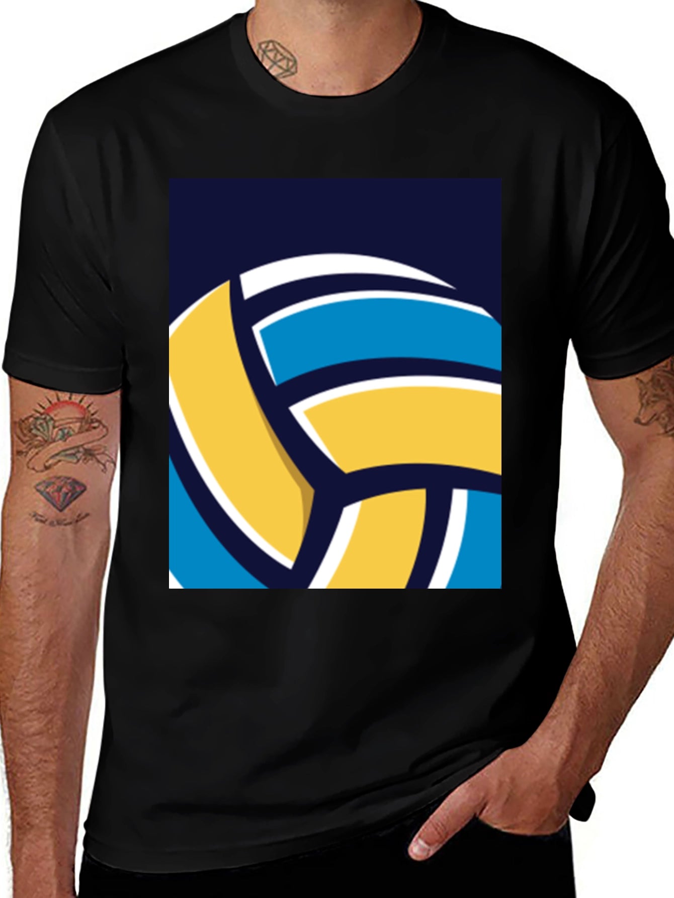 Volleyball Graphic Tee - Stylish Sports Fan Apparel