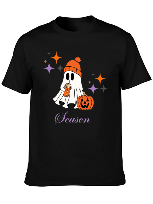 Spooky Season Ghost T-Shirt - Halloween Apparel