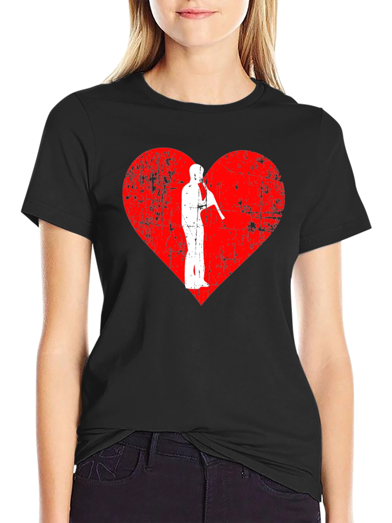 I Love Saxophone Graphic T-Shirt