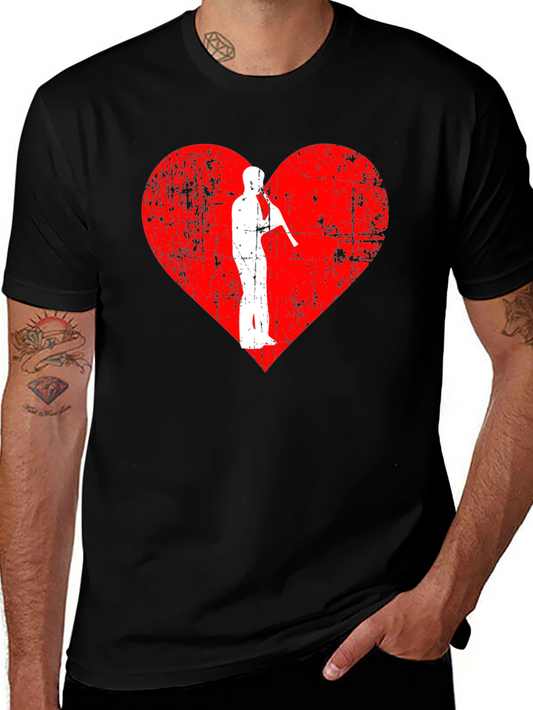 I Love Saxophone Graphic T-Shirt