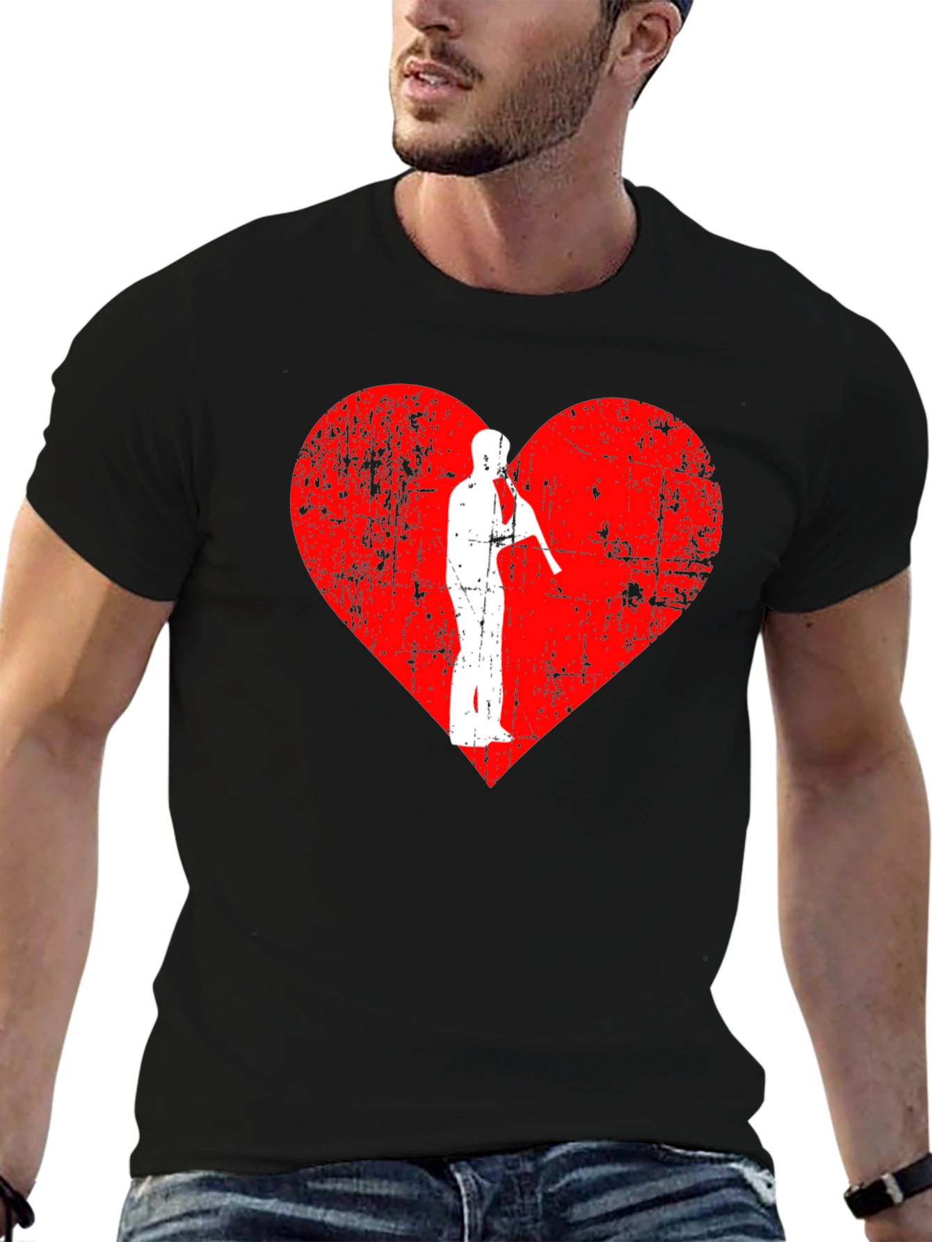 I Love Saxophone Graphic T-Shirt
