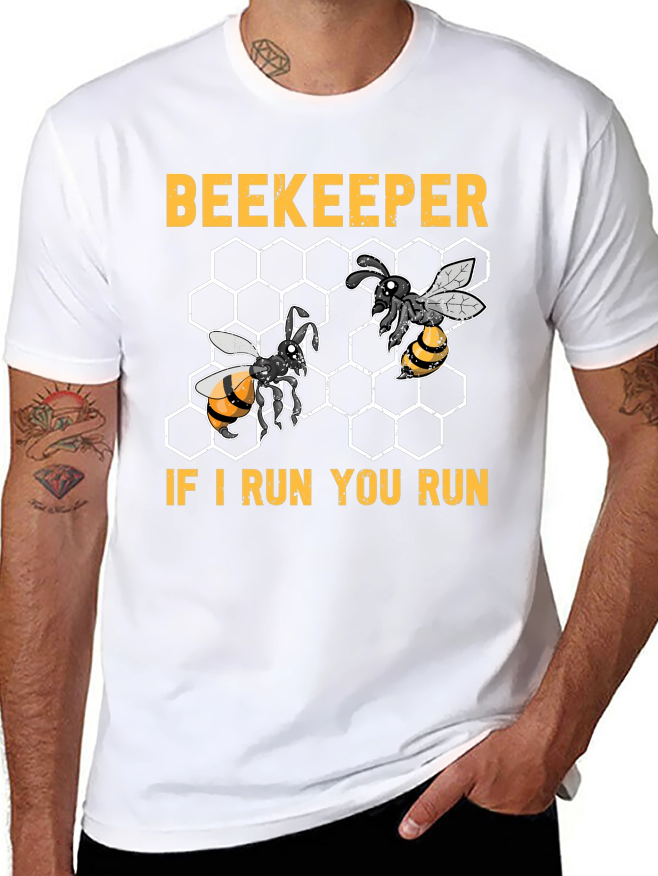 Beekeeper If I Run You Run T-Shirt
