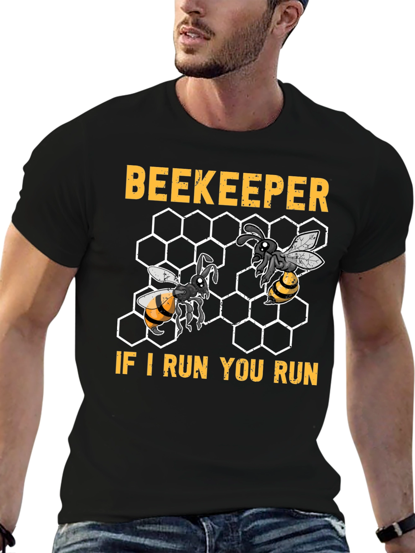Beekeeper If I Run You Run T-Shirt