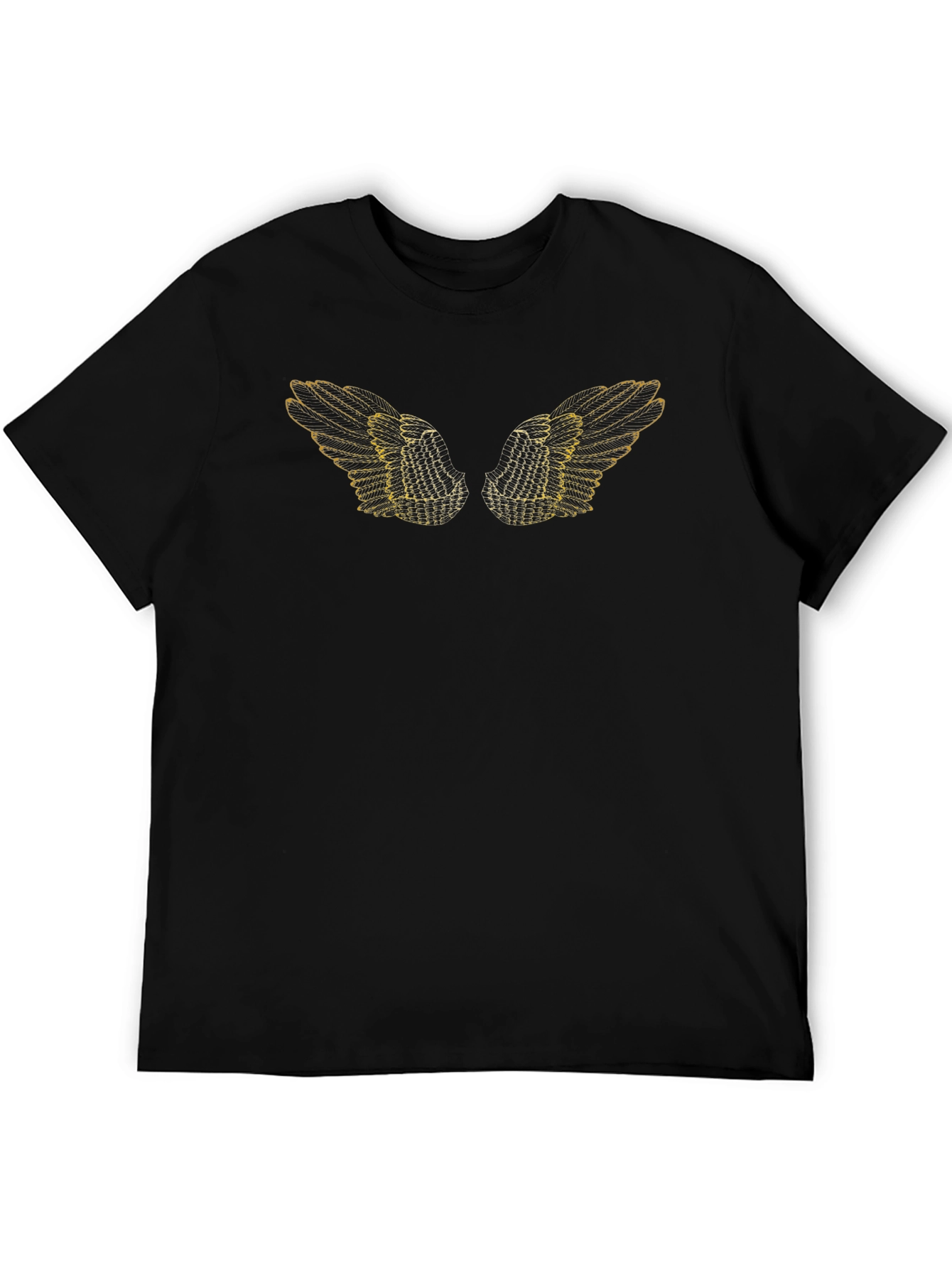 Winged Graphic Black Tee - Unisex