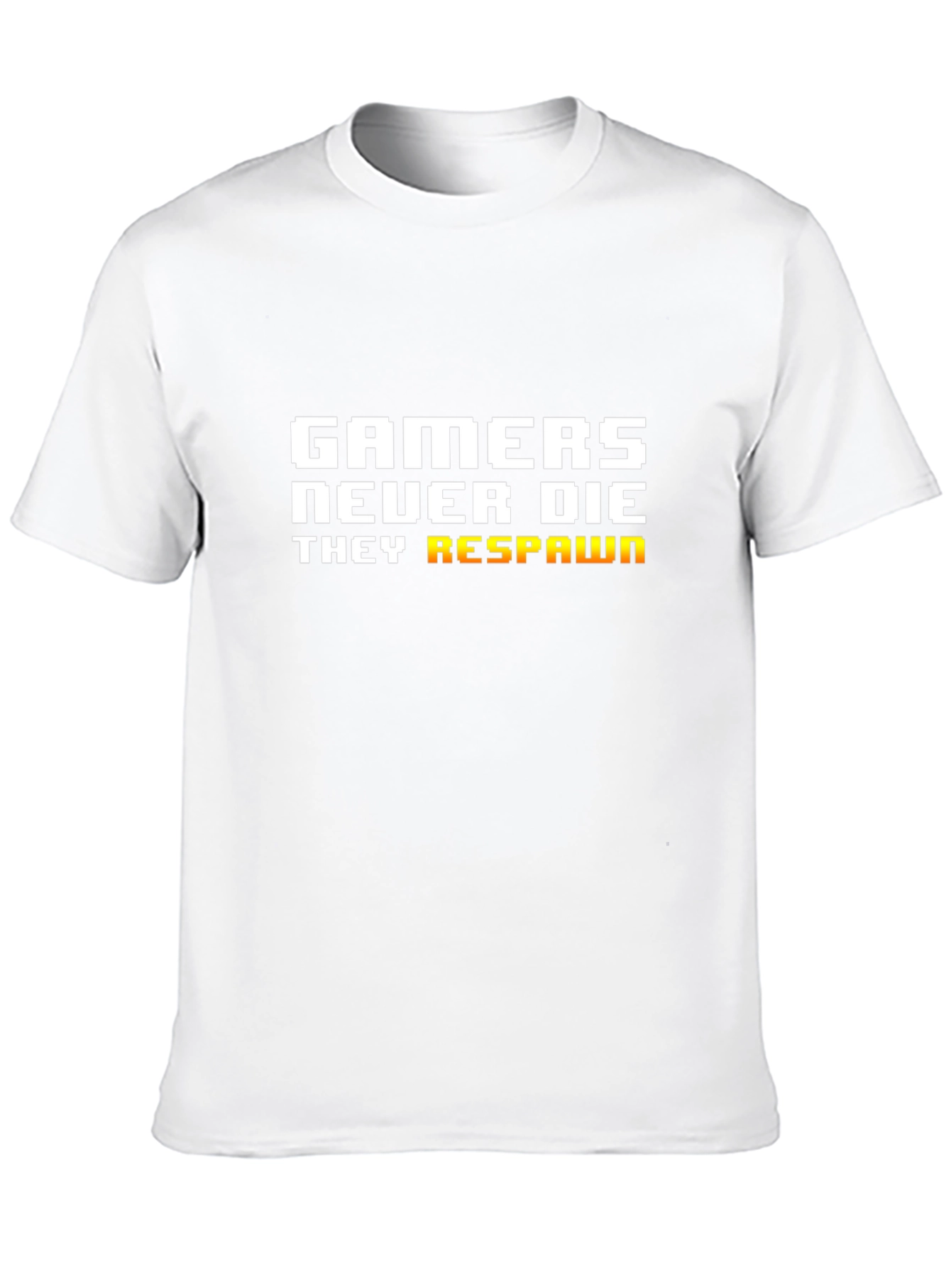 Gamers Never Die T-Shirt - Black