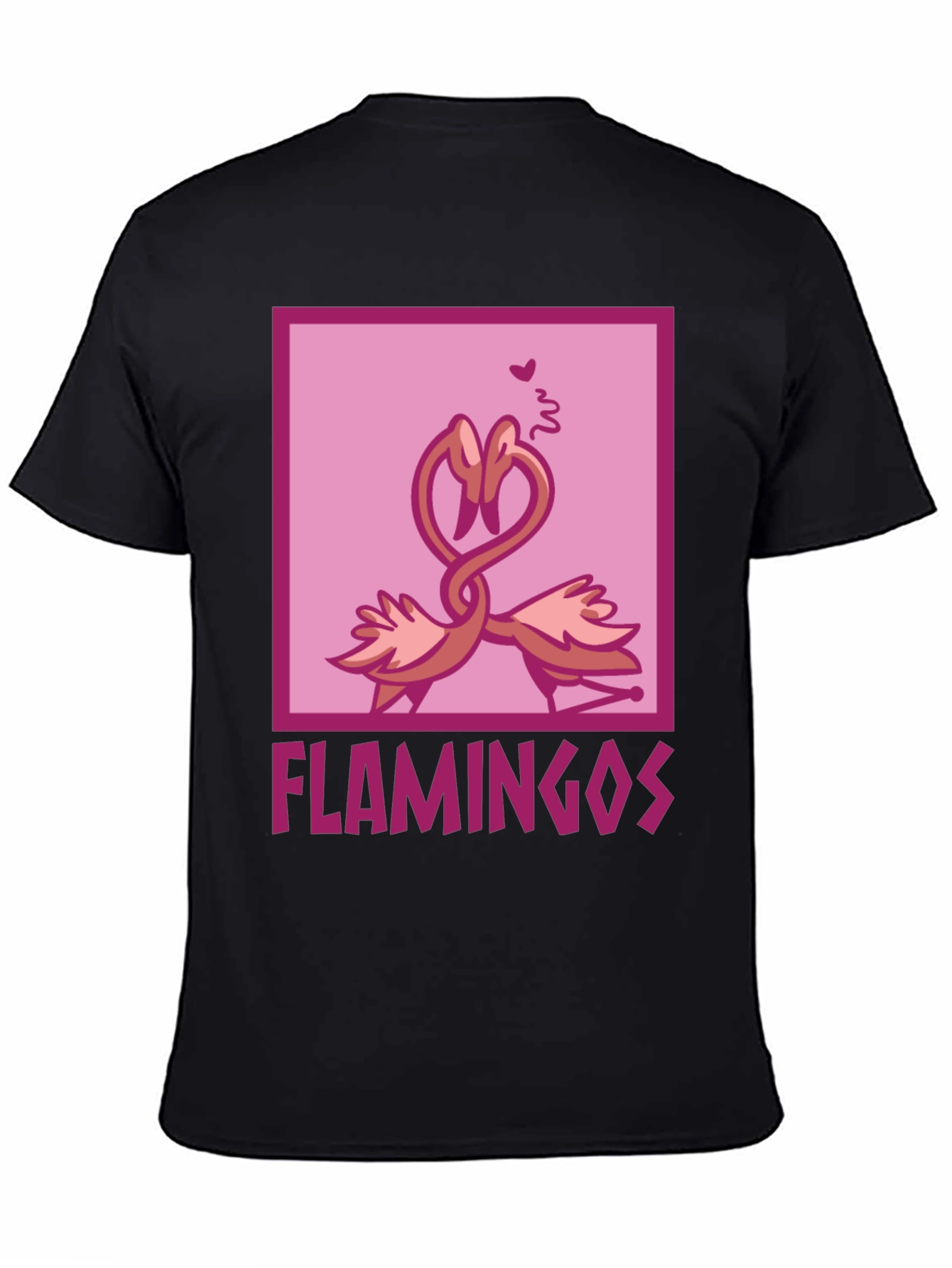 Flamingo Love T-Shirt - Soft Cotton Graphic Tee