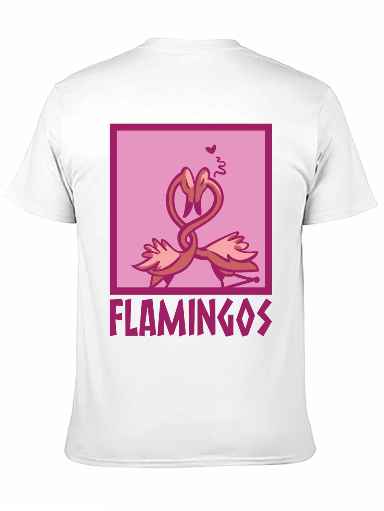 Flamingo Love T-Shirt - Soft Cotton Graphic Tee