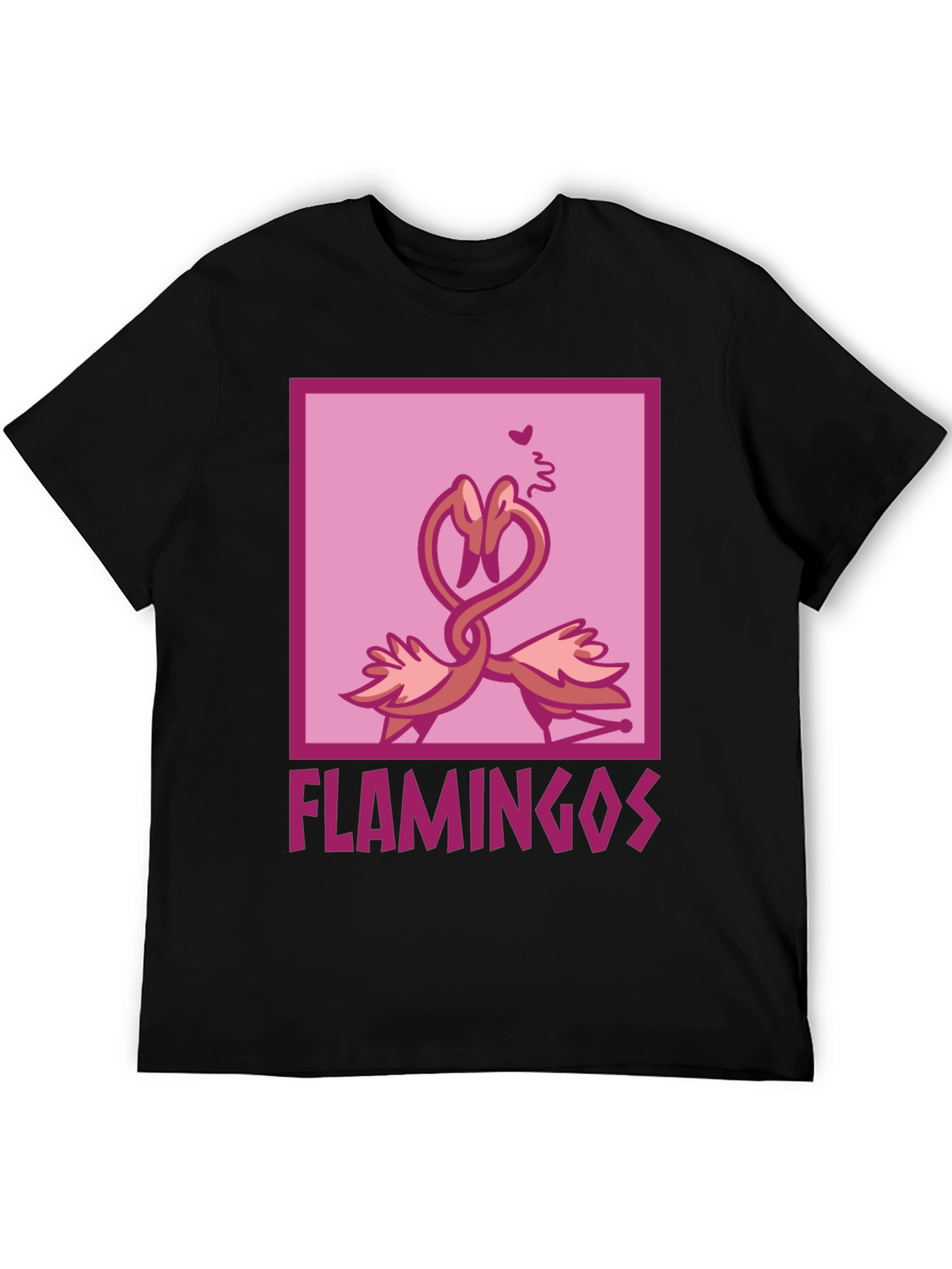 Flamingo Love T-Shirt - Soft Cotton Graphic Tee