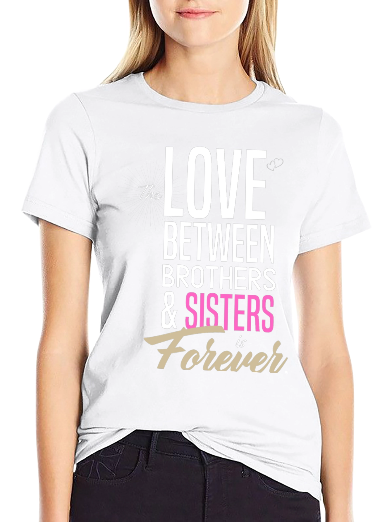 Love Between Brothers & Sisters Forever Graphic Tee