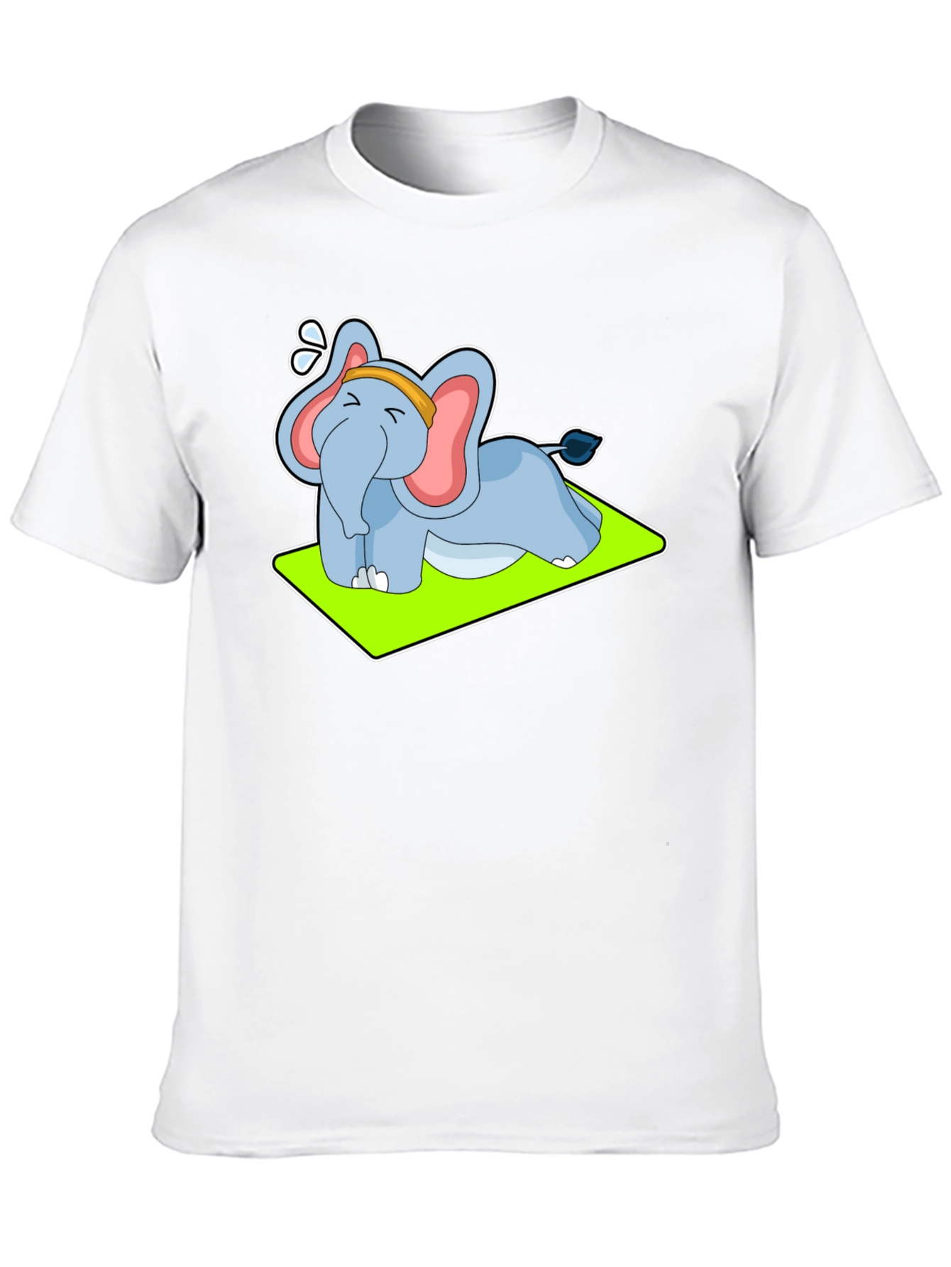 Yoga Elephant Graphic Tee - Relax & Workout
