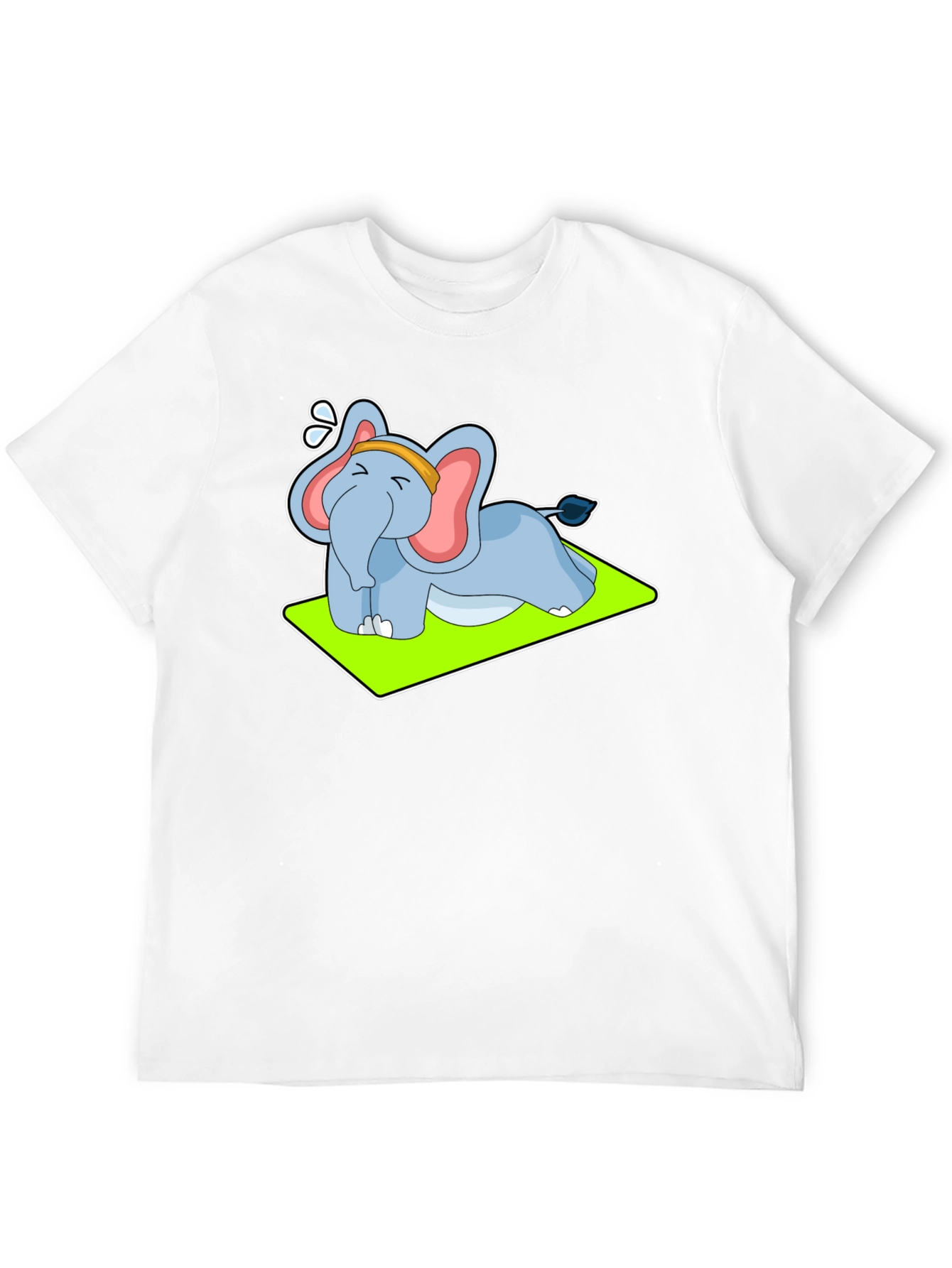 Yoga Elephant Graphic Tee - Relax & Workout