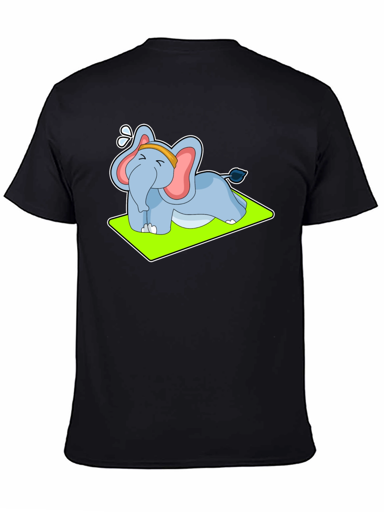 Yoga Elephant Graphic Tee - Relax & Workout