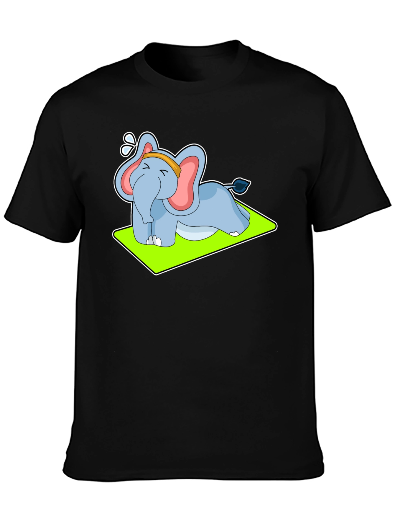 Yoga Elephant Graphic Tee - Relax & Workout