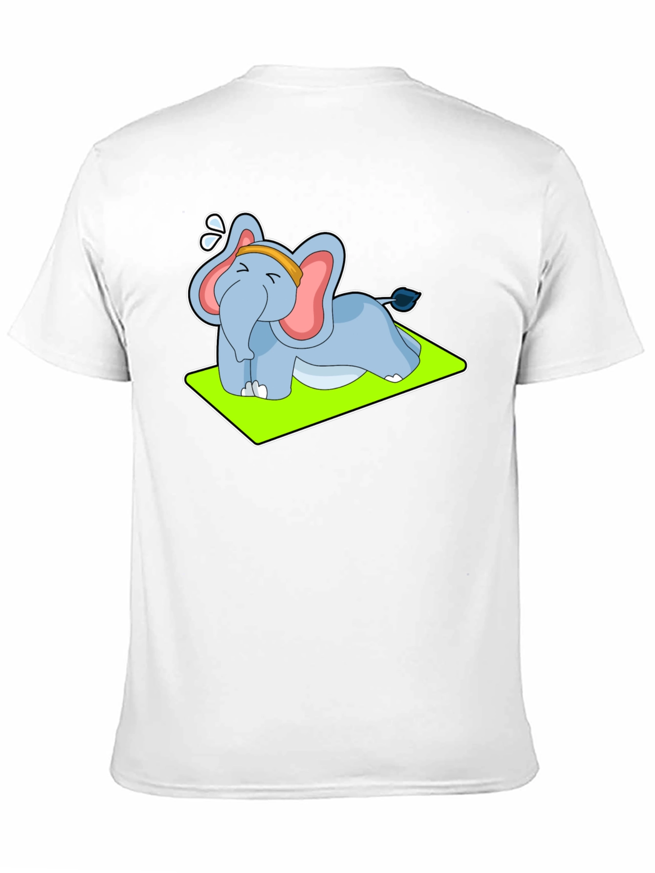 Yoga Elephant Graphic Tee - Relax & Workout