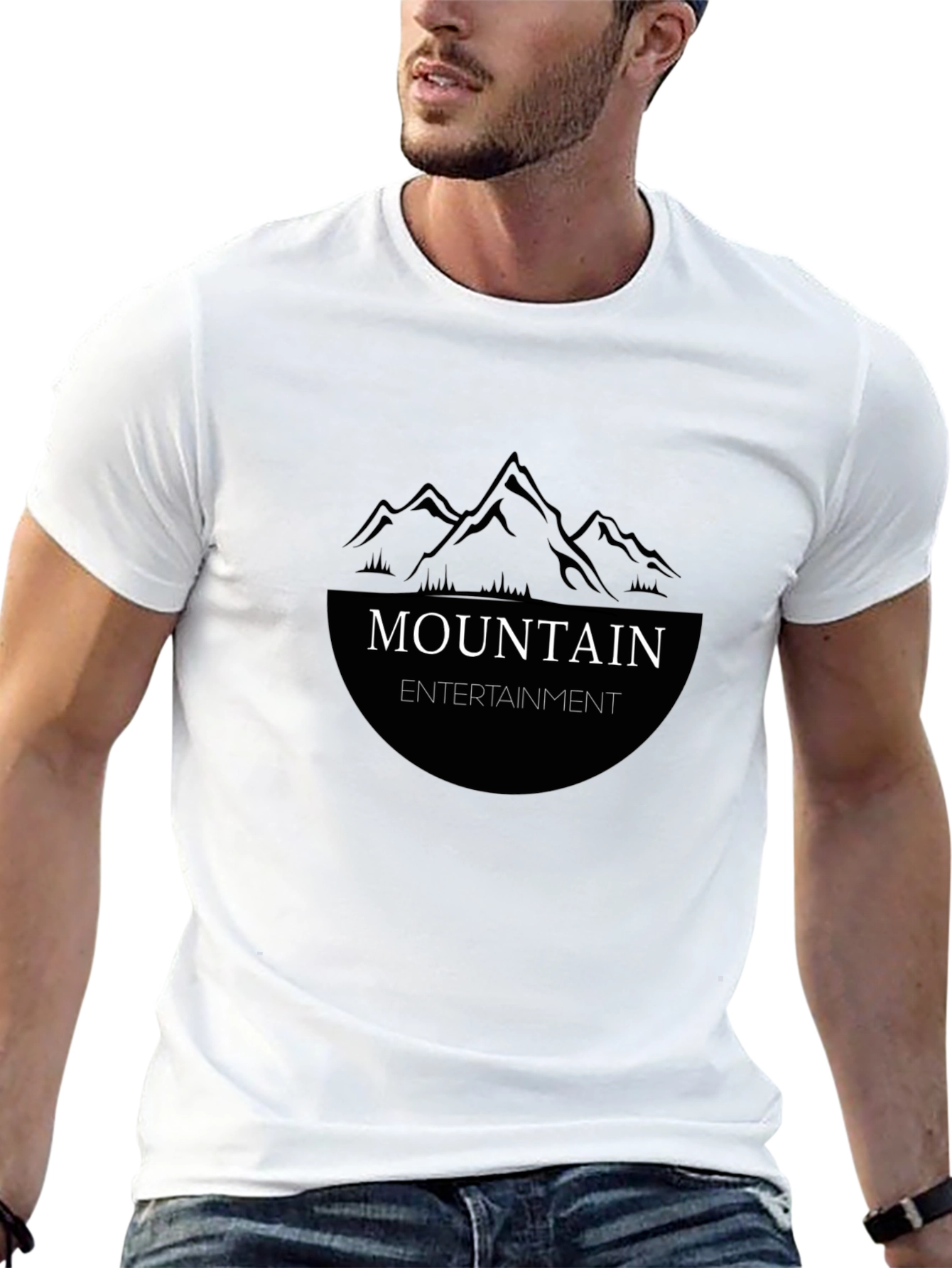 Mountain Entertainment Black Graphic Tee
