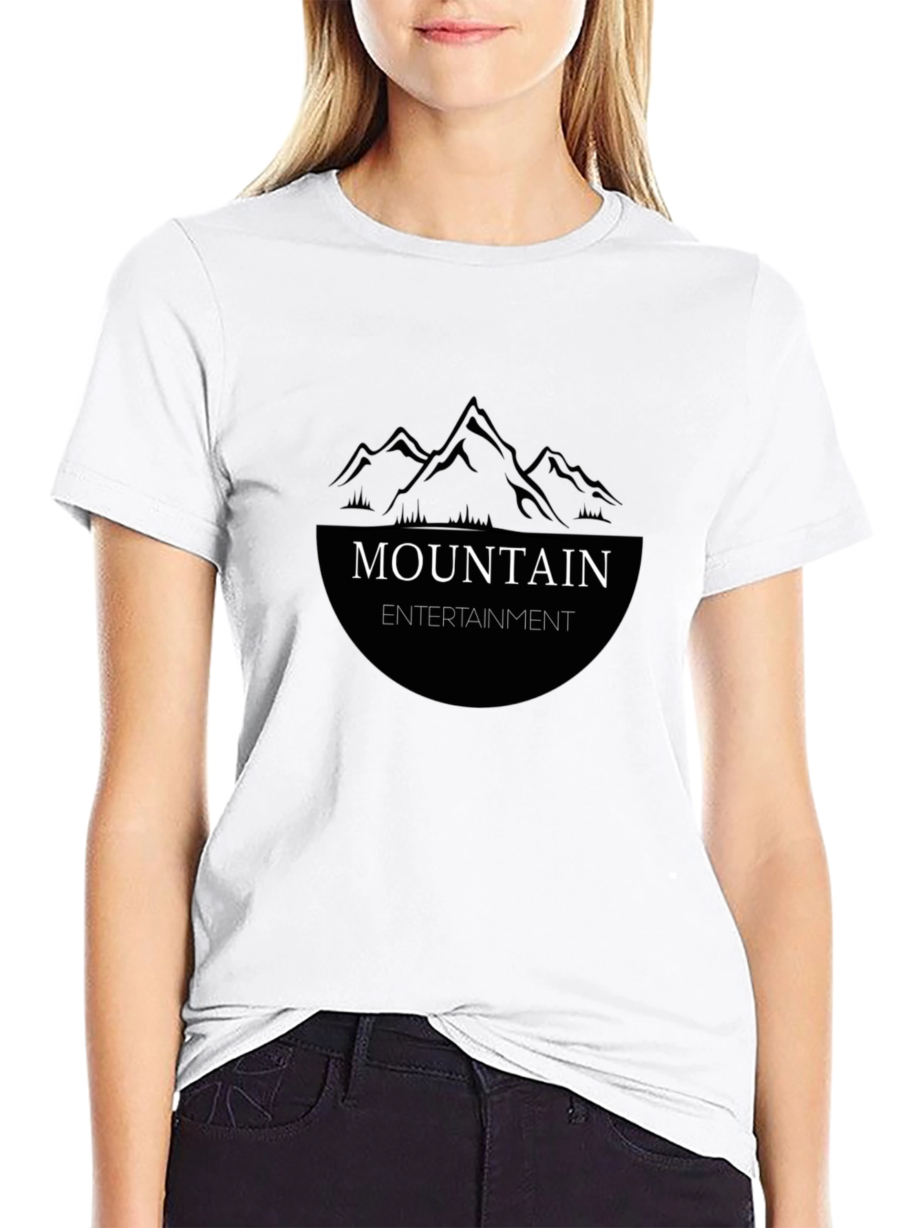 Mountain Entertainment Black Graphic Tee