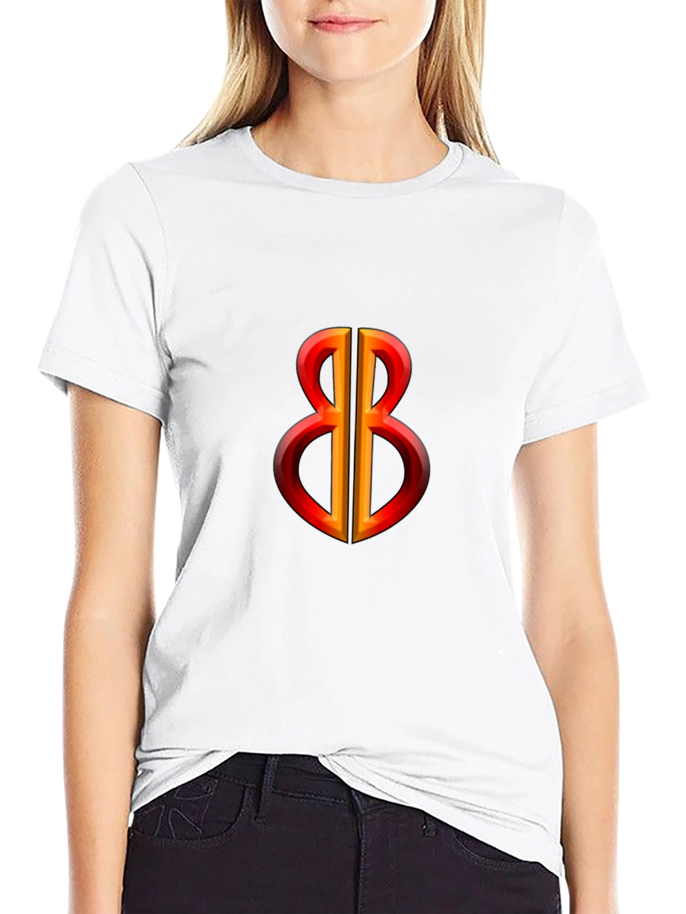 Bold Symbol Graphic Tee - Black