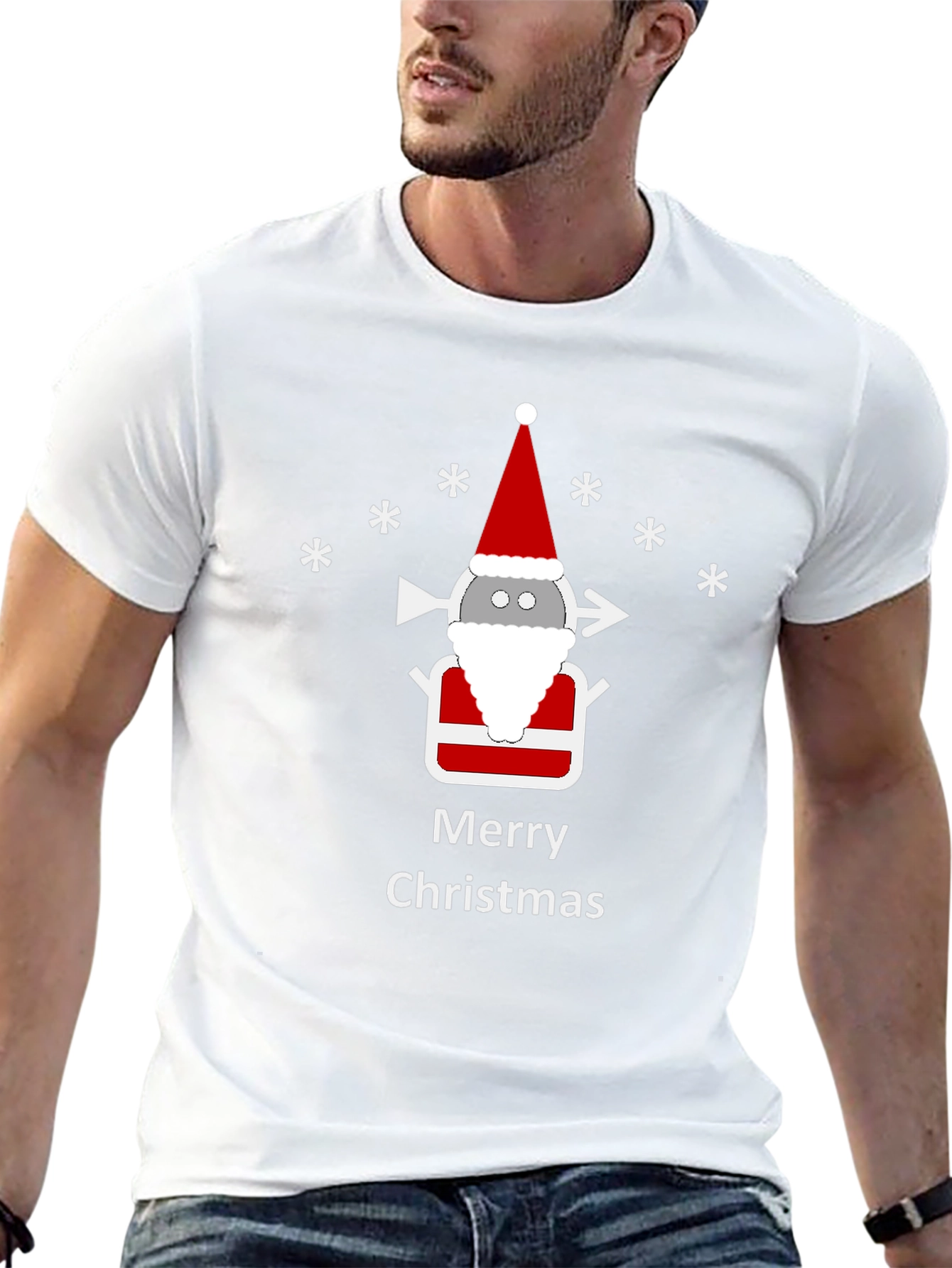 Merry Christmas T-Shirt Santa Claus Graphic Tee