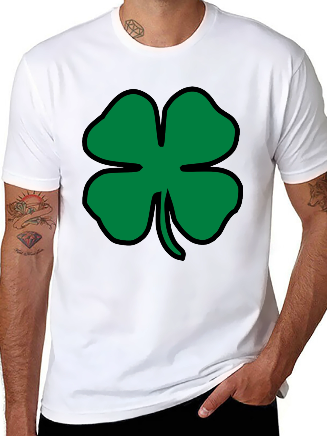 Lucky Clover Graphic Tee - St. Patricks Day Shirt