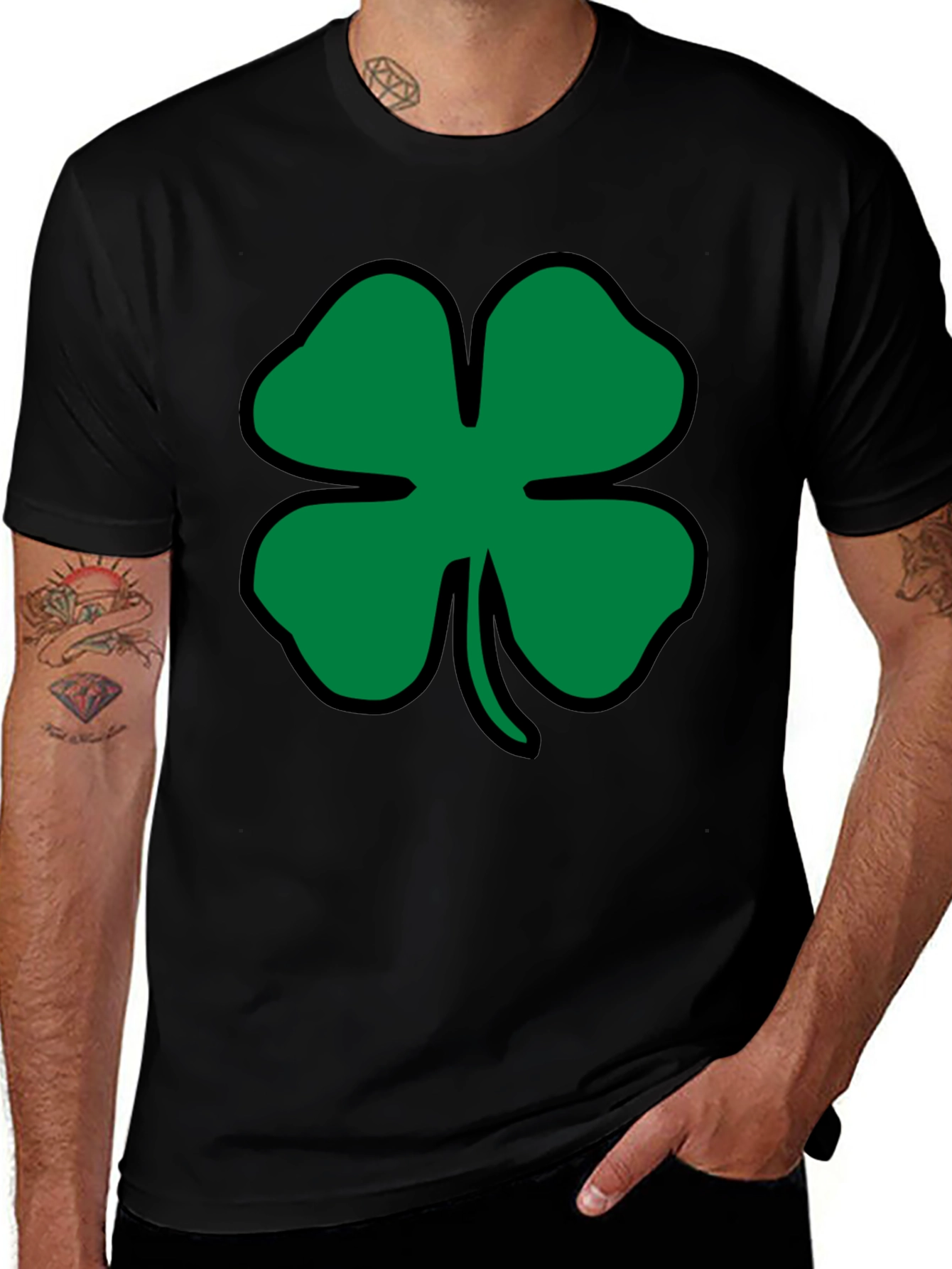 Lucky Clover Graphic Tee - St. Patricks Day Shirt