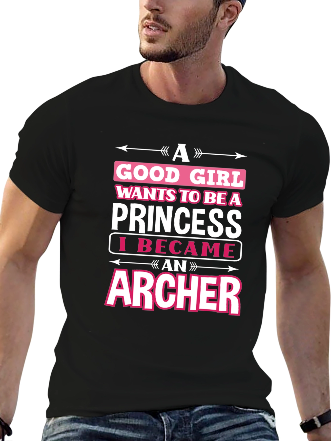 Archer Graphic T-Shirt - Good Girl Princess Design