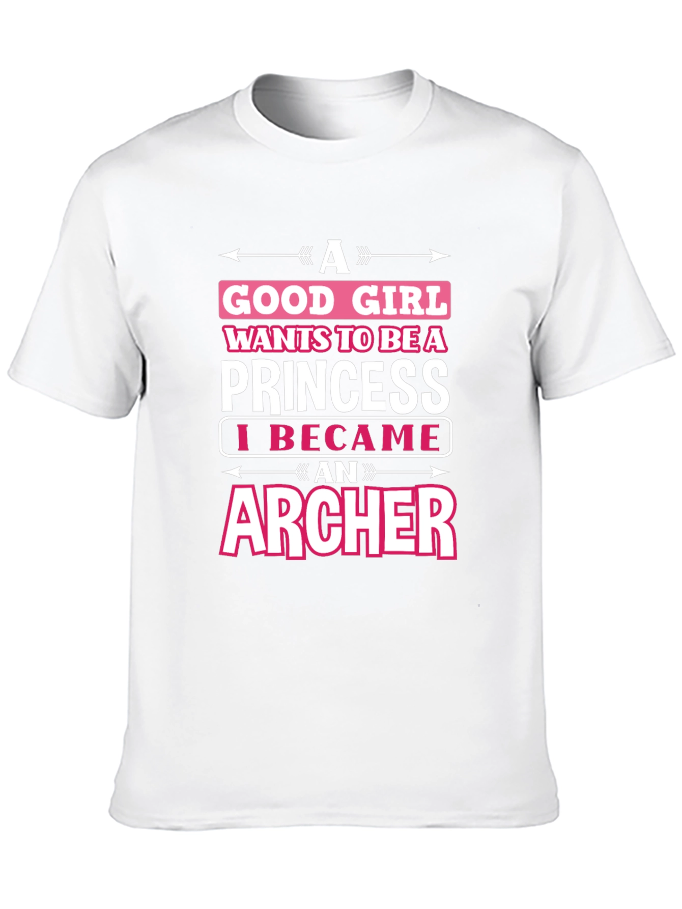 Archer Graphic T-Shirt - Good Girl Princess Design