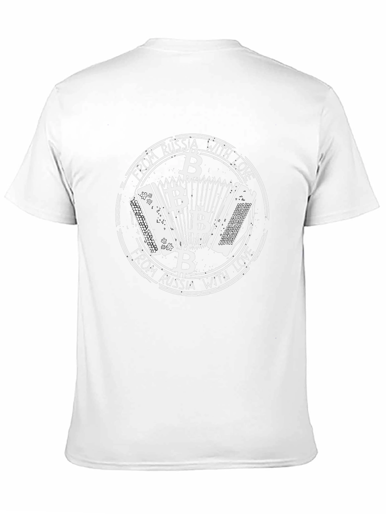 Russian Accordion Bitcoin T-Shirt
