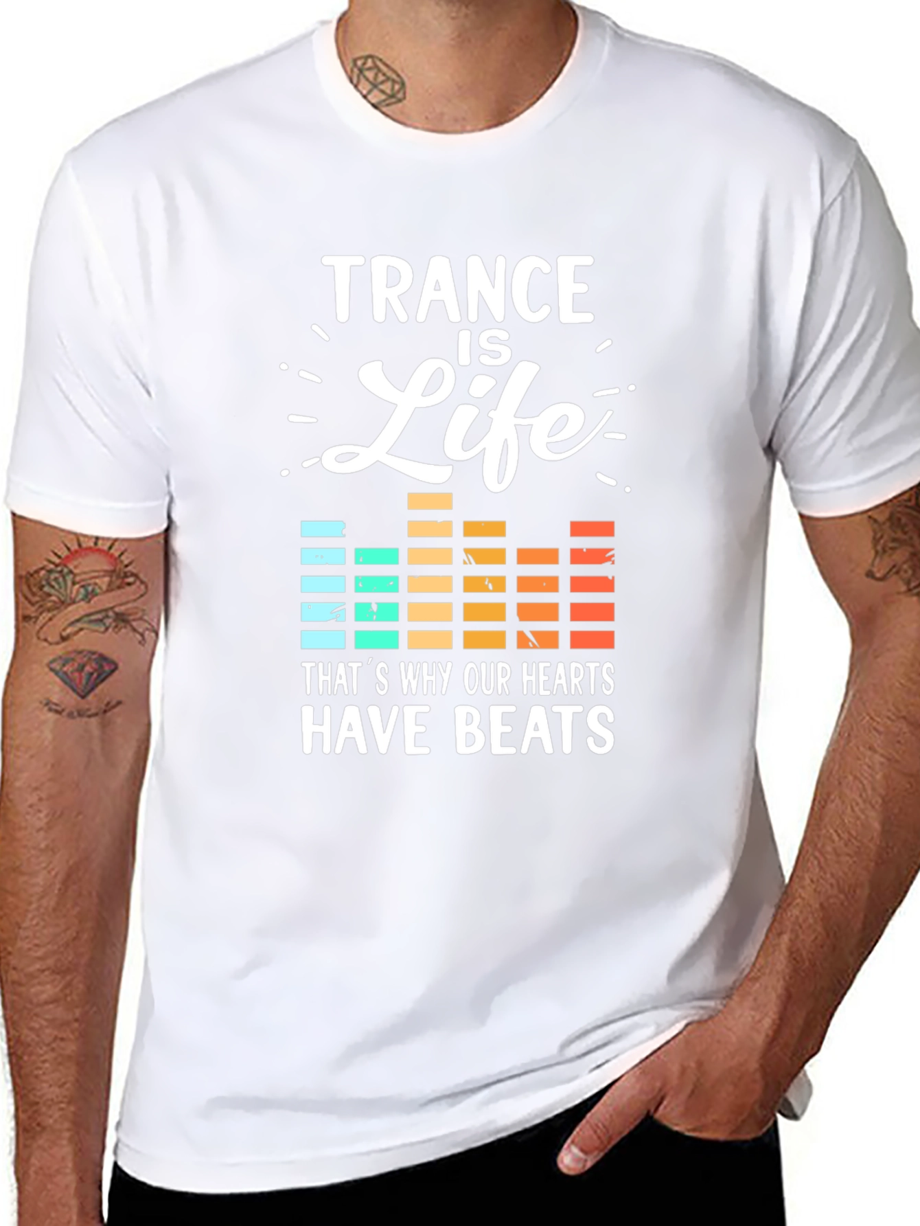Trance Is Life Graphic Tee - Music Lover T-Shirt