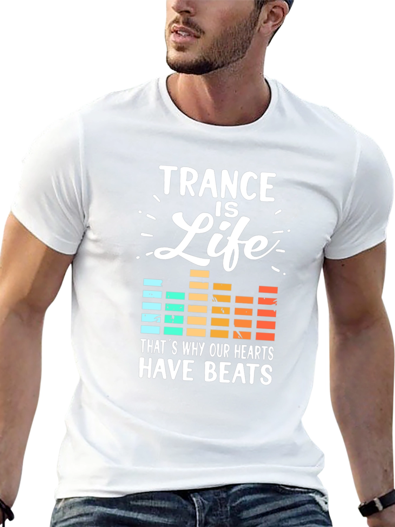 Trance Is Life Graphic Tee - Music Lover T-Shirt