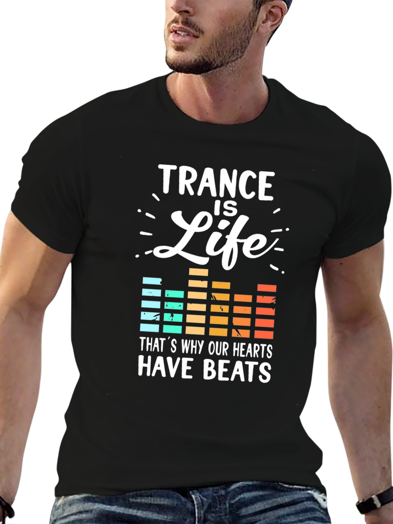 Trance Is Life Graphic Tee - Music Lover T-Shirt