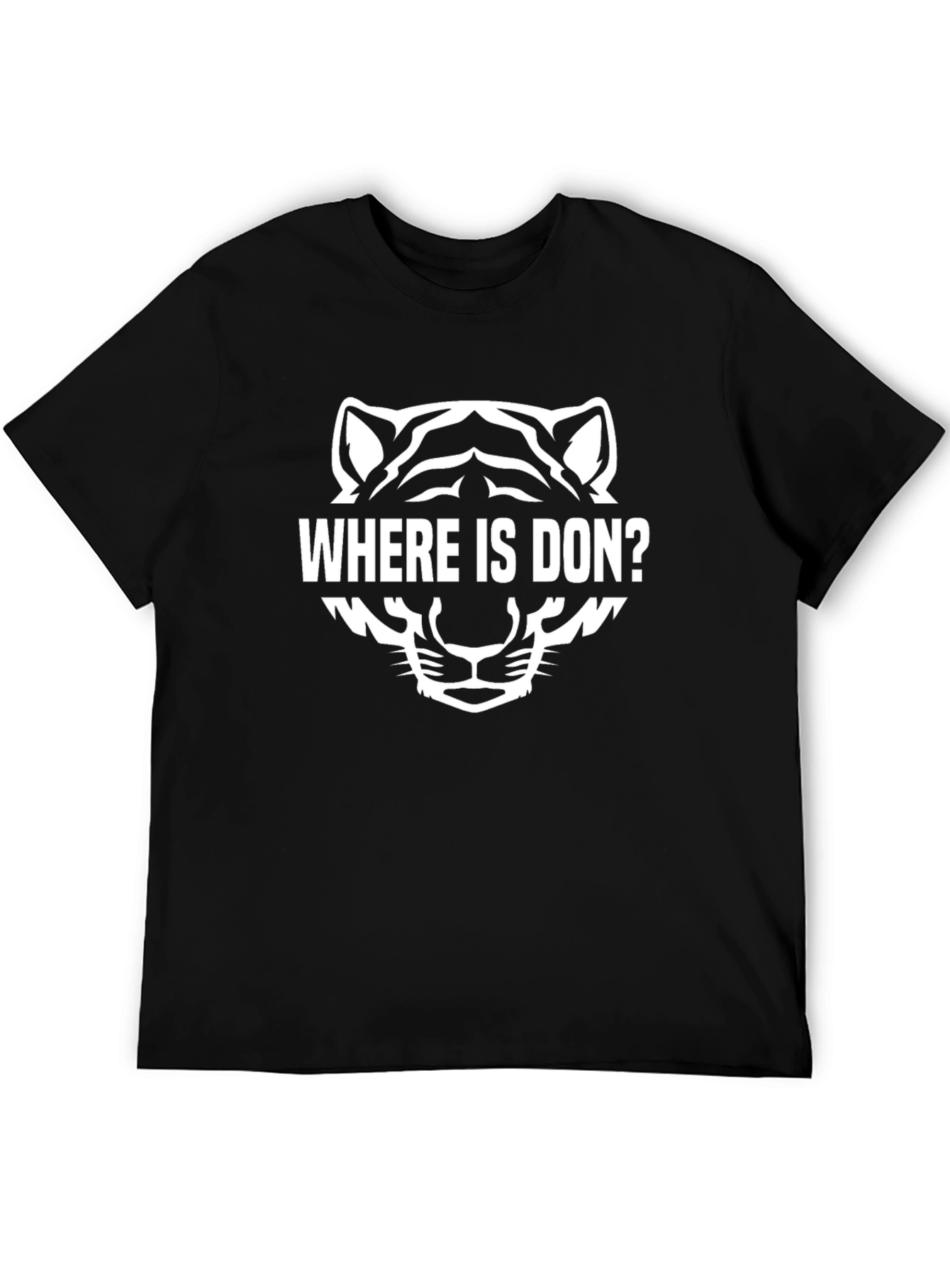 Where Is Don? Graphic Tee - Black