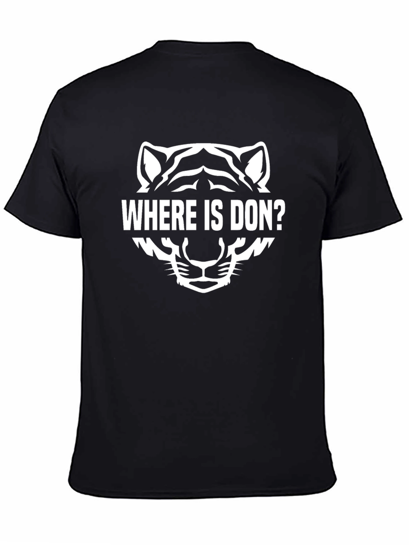 Where Is Don? Graphic Tee - Black