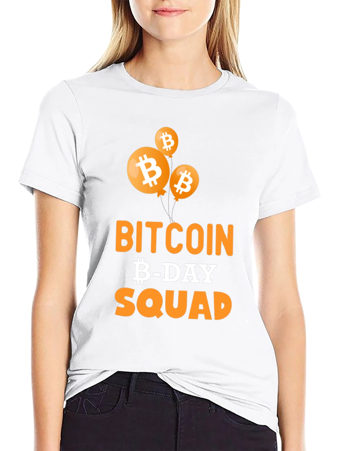 Bitcoin Birthday Squad Black T-Shirt