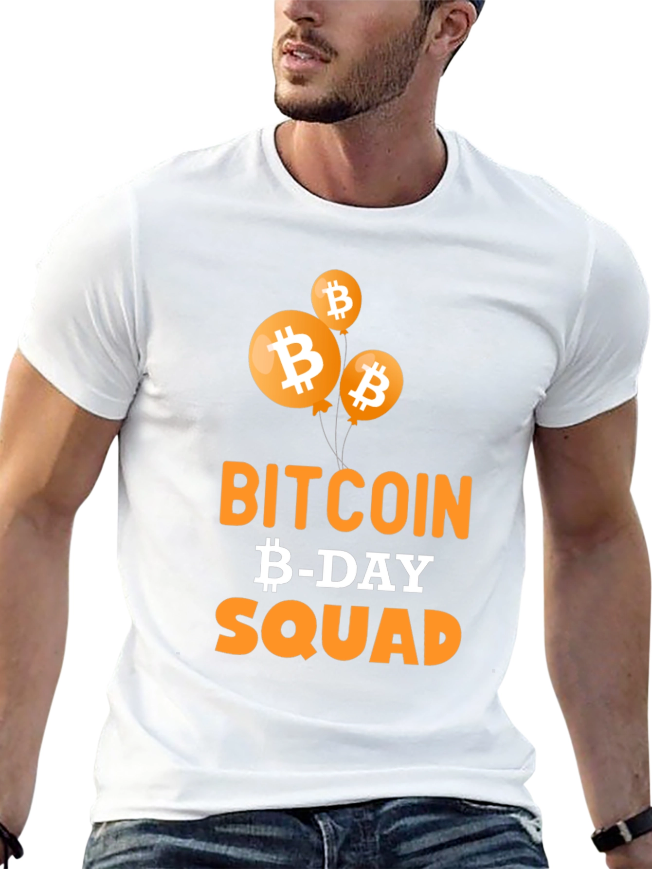 Bitcoin Birthday Squad Black T-Shirt