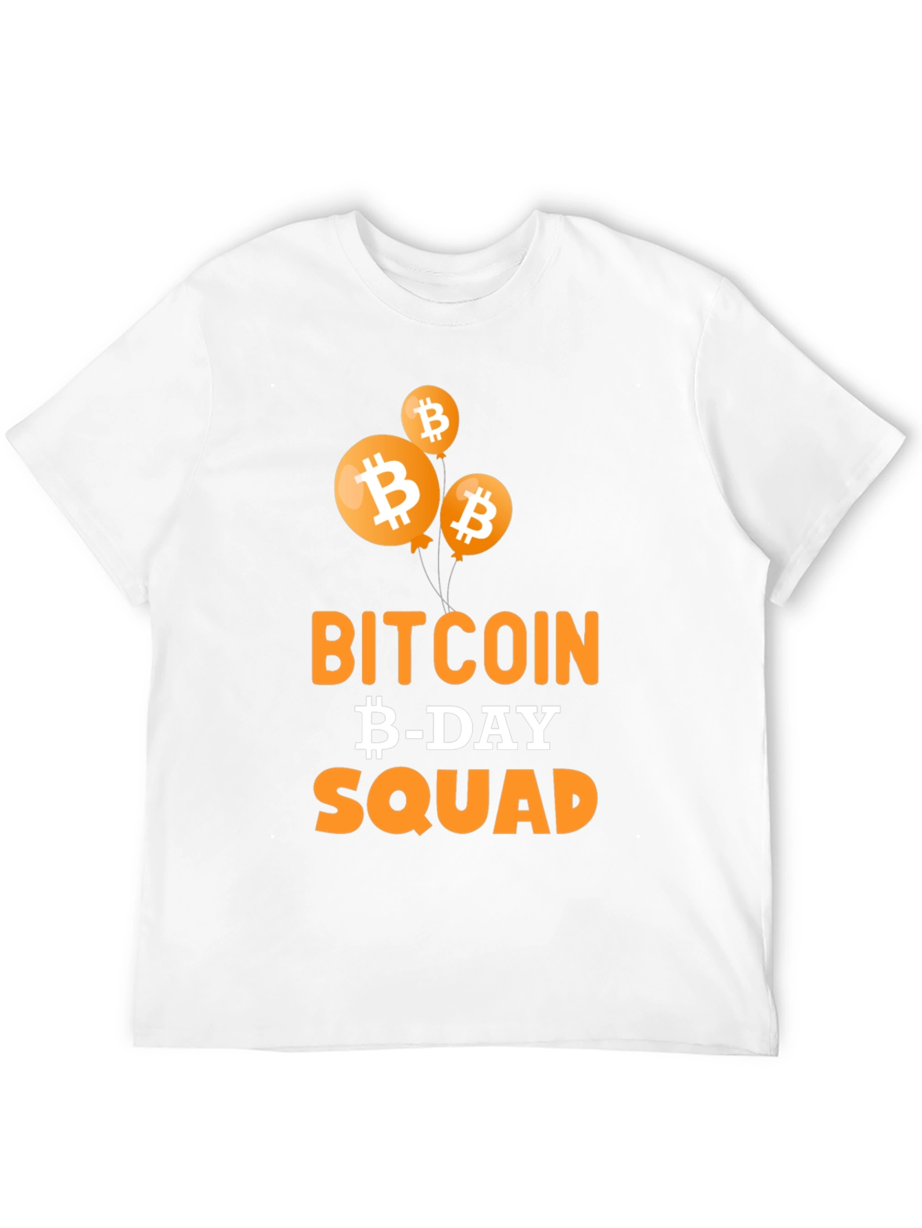 Bitcoin Birthday Squad Black T-Shirt