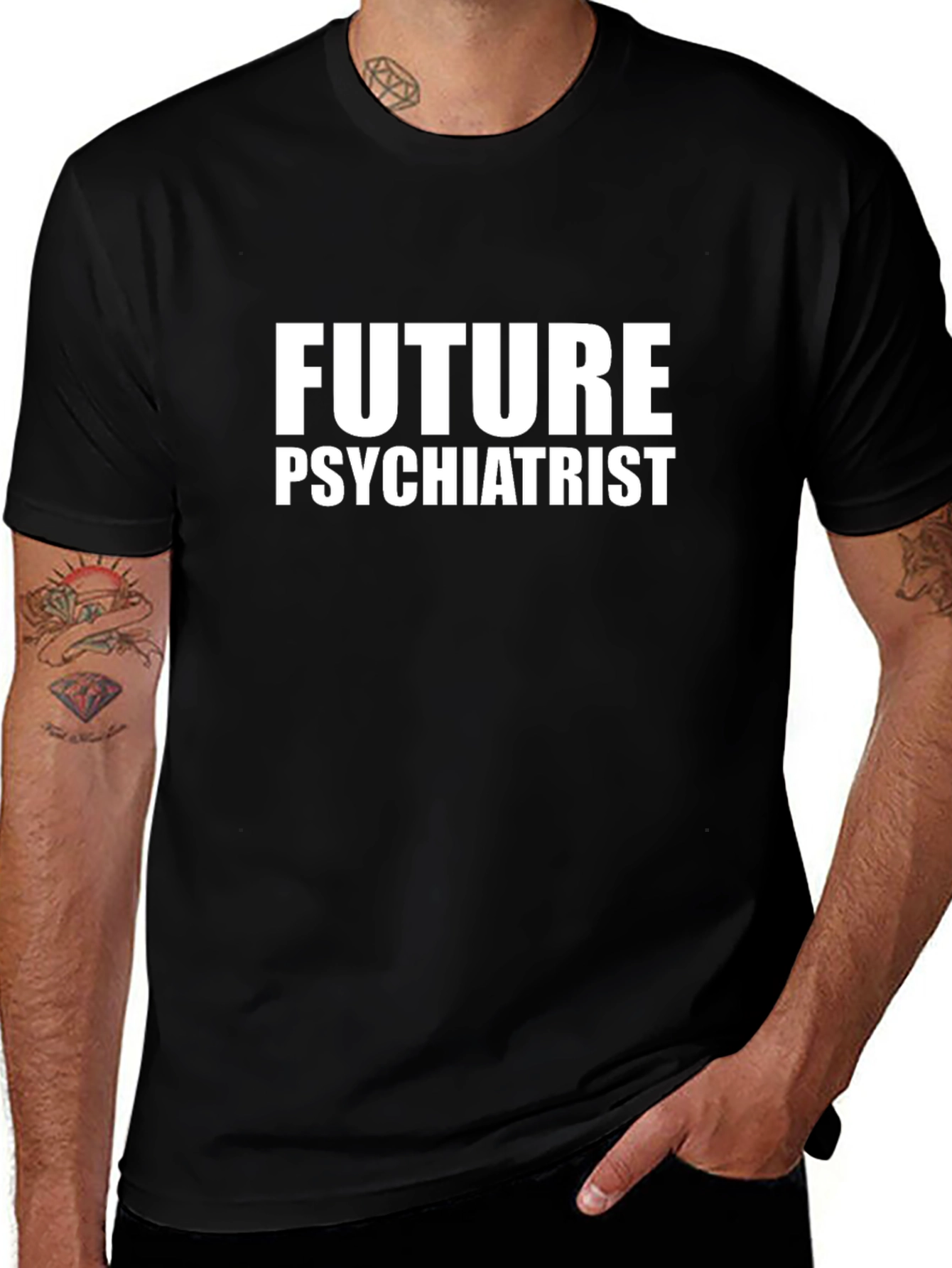 Future Psychiatrist Black T-Shirt