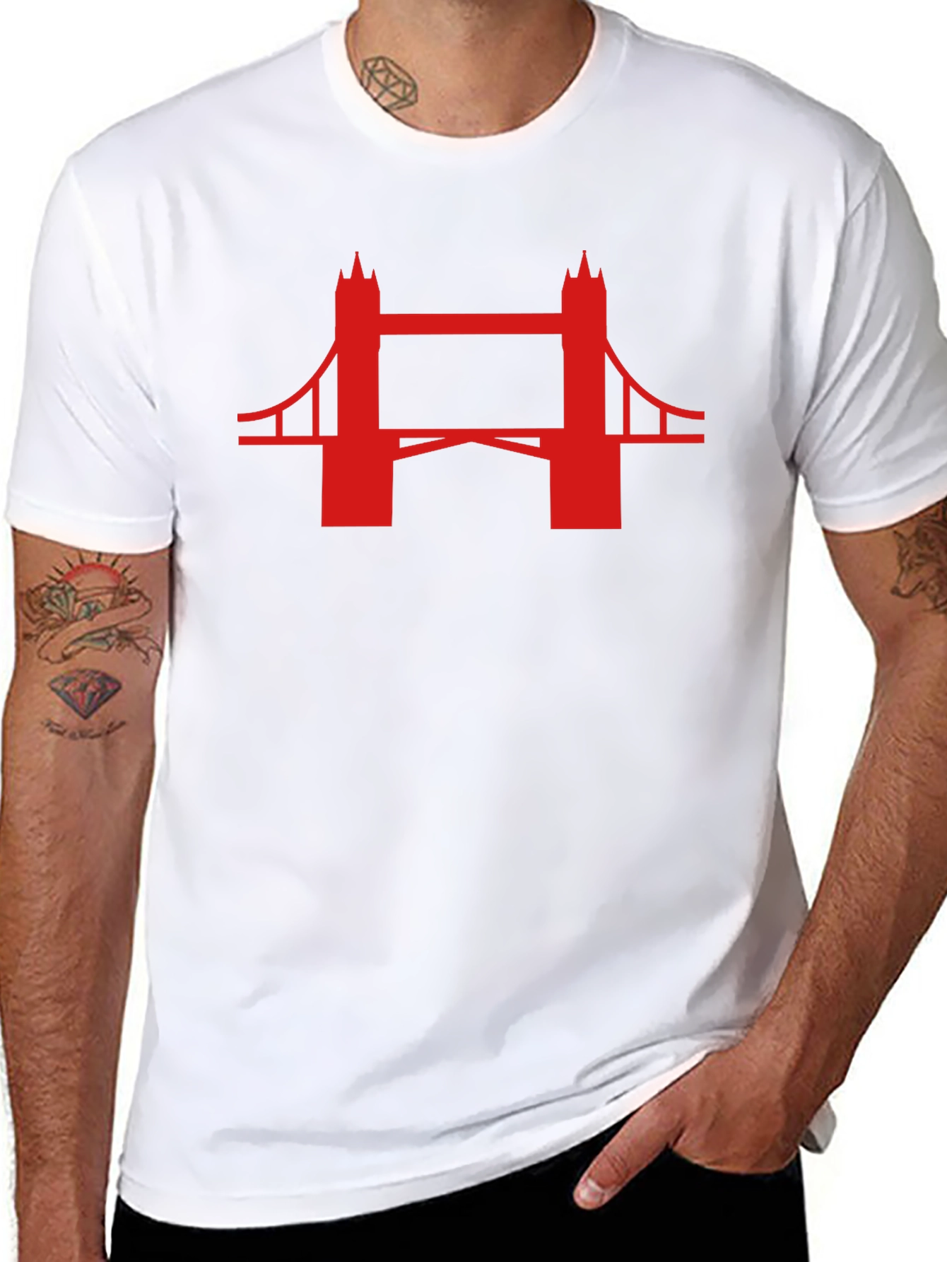 London Bridge Graphic Tee - Classic Black